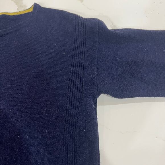 White Stuff Organic Cotton Blend Navy Blue Sweater Small - Picture 10 of 12